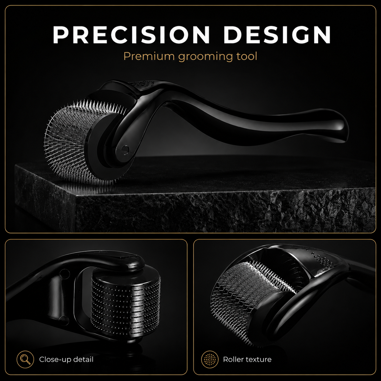 DRS 540 Titanium Derma Roller for Hair Regrowth