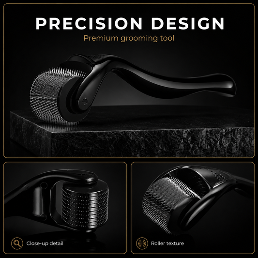 DRS 540 Titanium Derma Roller for Hair Regrowth